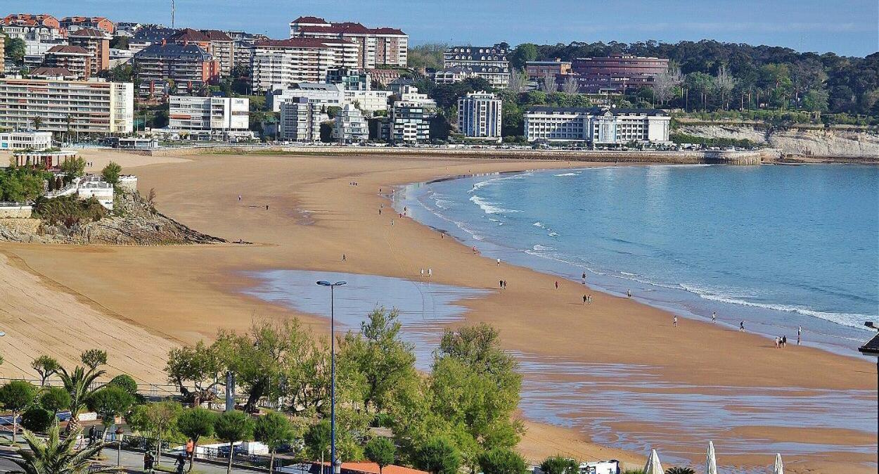 Bajo Con Terraza A 5 Min De La Playa Villa Santander Eksteriør billede