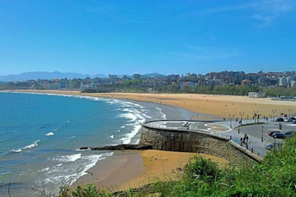 Bajo Con Terraza A 5 Min De La Playa Villa Santander Eksteriør billede